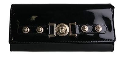 Versace Medusa Head Wallet on Strap, front view